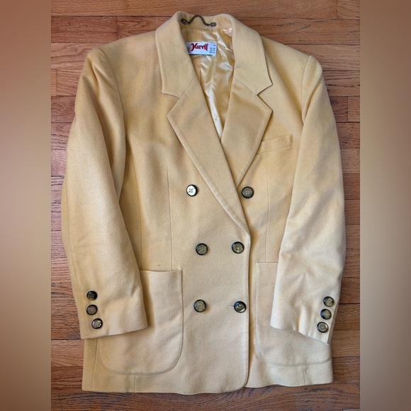 Yarell double breasted vintage wool blazer - Picture 2 of 12